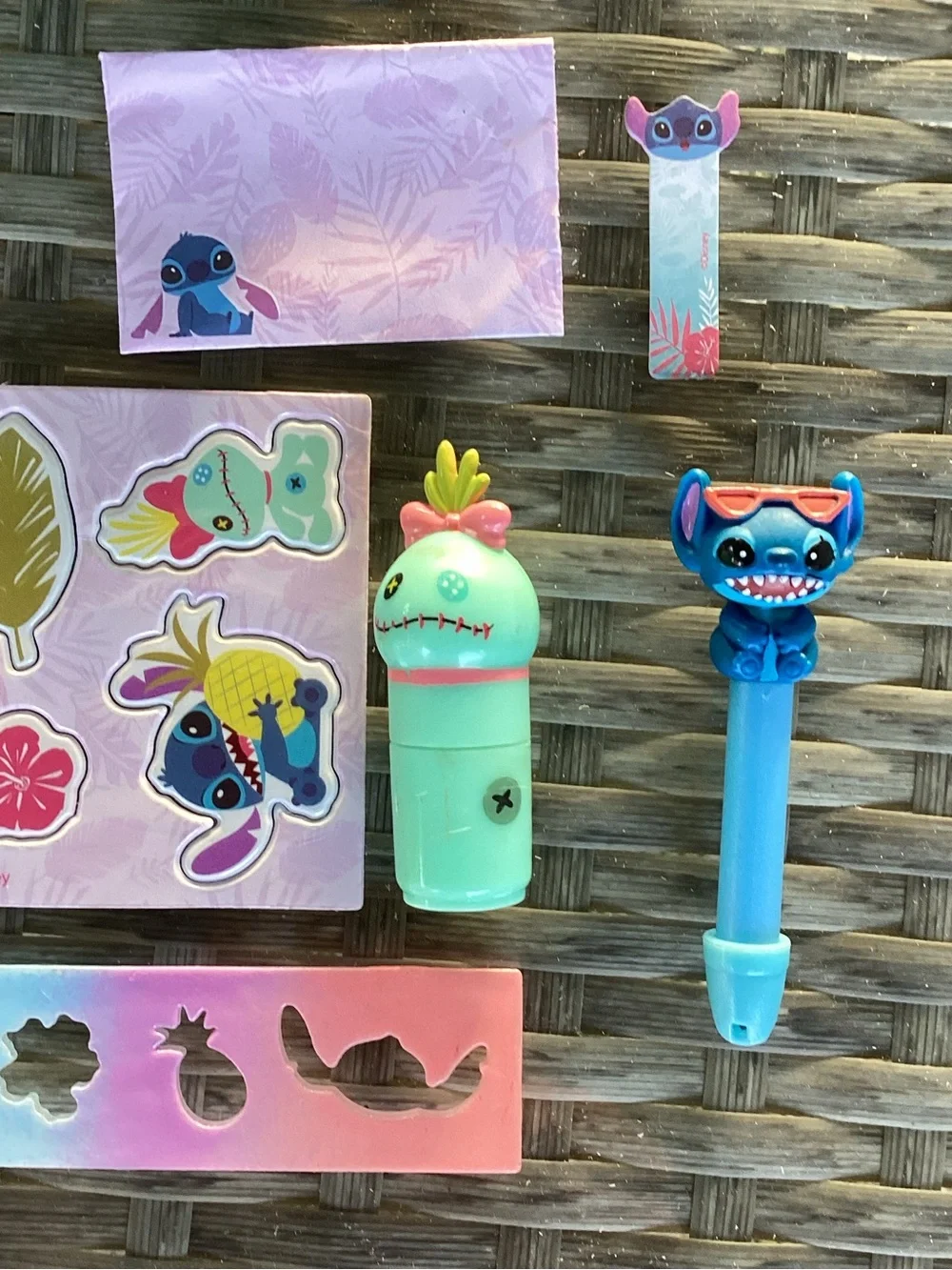 Real Littles Disney Stitch Backpack Holographic Design Keychain